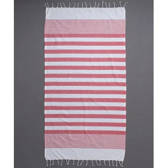 Πετσέτα Θαλάσσης Pestemal 90x180 Silk Fashion sf1753 Κόκκινο