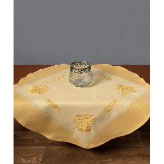 Silk Fashion Ροτόντα 3741 (90cm) κίτρινη