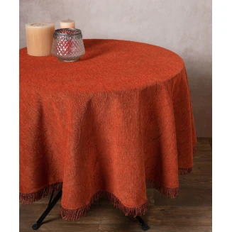 Silk Fashion Σενίλ ροτόντα 055 (175cm) πορτοκαλί