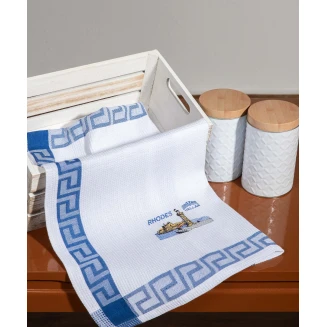 Σετ 12 Τεμ. Ποτηρόπανα 40x60 Silk Fashion Rhodes1