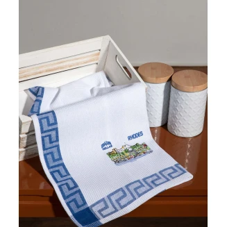 Σετ 12 Τεμ. Ποτηρόπανα 40x60 Silk Fashion Rhodes2