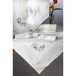 Σετ Κέντημα 3 Τεμαχίων Silk Fashion Ν5 Ivory