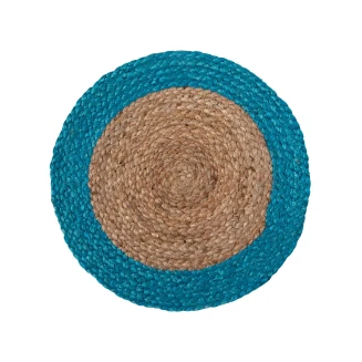 Σουπλά Γιούτα R38 Silk Fashion Natural-Turquise