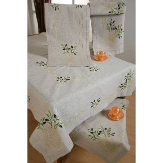 Τραπεζοκαρέ 135x135 Silk Fashion 5039