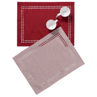 Σουπλά 35x45 Silk Fashion Bg18 Αμέθυστος-Κόκκινο