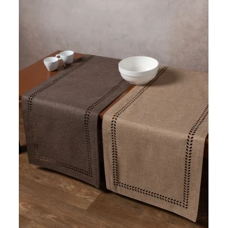 Τραβέρσα 45x170 Silk Fashion Bg18 Καφέ-Άμμου