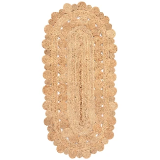 Χαλί Γιούτα 70cm x 160cm Silk Fashion 1757  Natural