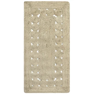 Πατάκι 60x130 Silk Fashion Γιούτα 1761 Light Grey
