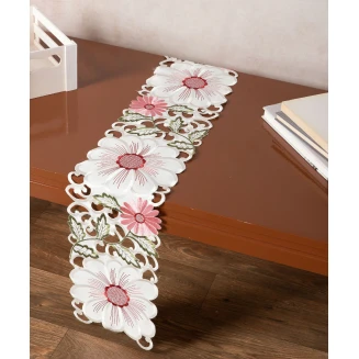 Silk Fashion Σατέν κοφτή τραβέρσα (20cm x 150cm) 291σάπιο μήλο