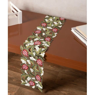 Silk Fashion Σατέν κοφτή τραβέρσα (20cm x 150cm) bg346