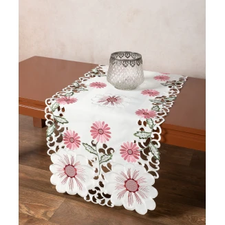 Silk Fashion Σατέν κοφτή τραβέρσα (40cmcm x 170cm) 291 σάπιο μήλο