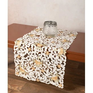 Silk Fashion Σατέν κοφτή τραβέρσα (50cm x 150cm) 8205