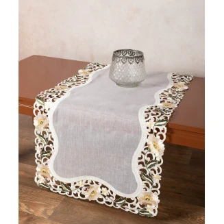 Silk Fashion Σατέν κοφτή τραβέρσα (50cm x 150cm) L090035A