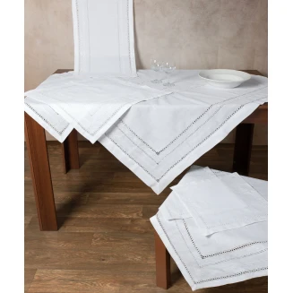 Σετ Κέντημα 7 Τεμαχίων Silk Fashion 602 Λευκό