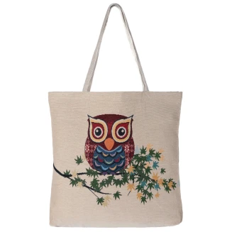 Τσάντα κουκουβάγια (45cm x 45cm) 11 Silk Fashion