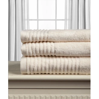 Βαμβακερή Πετσέτα Ερατω 600Gsm (75Cm X 150Cm) Cream Silk Fashion