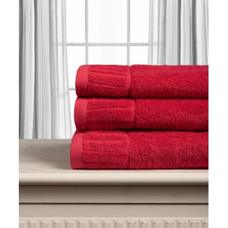 Βαμβακερή Πετσέτα Μελωδια 600Gsm (40Cm X 60Cm) Red Silk Fashion
