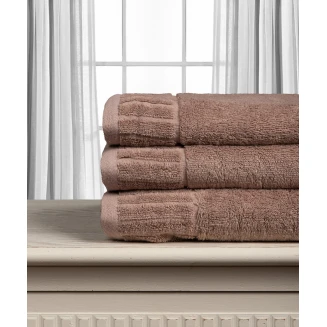 Βαμβακερή Πετσέτα Μελωδια 600Gsm (50Cm X 100Cm) Light Brown Silk Fashion