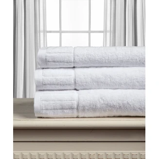 Βαμβακερή Πετσέτα Μελωδια 600Gsm (50Cm X 100Cm) White Silk Fashion