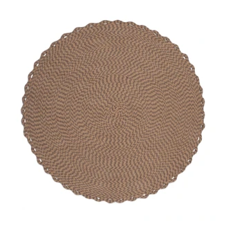 Χαλί Με Διάμετρο 200cm Silk Fashion Γιούτα 2058  Charcoal