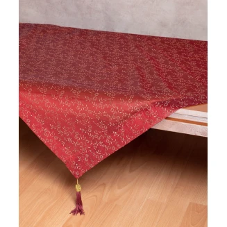 Καρέ 90x90 Silk Fashion 0001061Β Μπορντώ