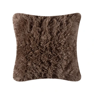 Μαξιλαροθηκη Long Hair (45Cm X 45Cm) Light Brown Silk Fashion