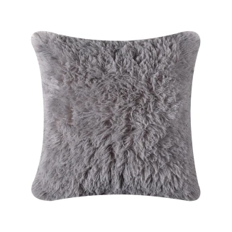 Μαξιλαροθηκη Long Hair (45Cm X 45Cm) Light Grey Silk Fashion