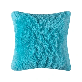 Μαξιλαροθηκη Long Hair (45Cm X 45Cm) Light Sky Blue Silk Fashion
