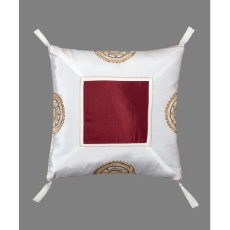 Μαξιλαροθήκη (40Cm X 40Cm) 612 Χμ-45 Μπορντώ Silk Fashion