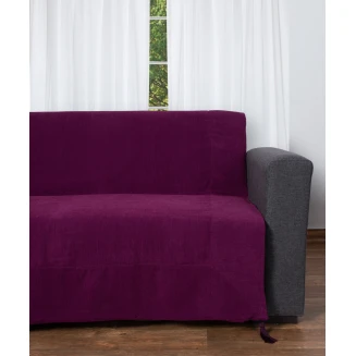 Ριχτάρια Σετ 3Τμχ (180x180/180x250/180x320) Silk Fashion 1307  Βιολετι