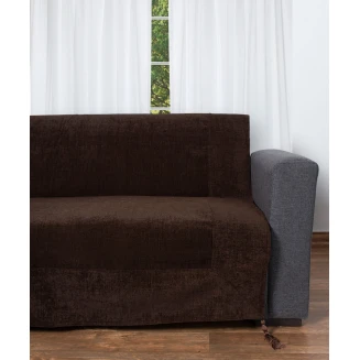 Ριχτάρι Πολυθρόνα 180x180 Silk Fashion 1307  Καφε