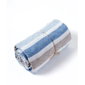 Ριχτάρι Διθέσιο 180x250 Silk Fashion 17250  Γαλάζιο/Μπλε