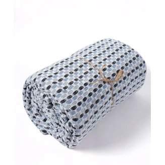 Ριχτάρι Τριθέσιο 180x320 Silk Fashion 17251  Γκρι