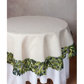 Silk Fashion Ροτόντα 2353 (170cm) μαύρη ελιά