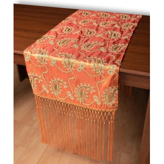 Silk Fashion Σατέν τραβέρσα 1028 (50cm x 210cm) πορτοκαλί