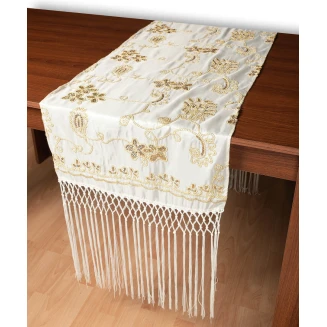 Silk Fashion Σατέν τραβέρσα 7710 (50cm x 210cm) ivory
