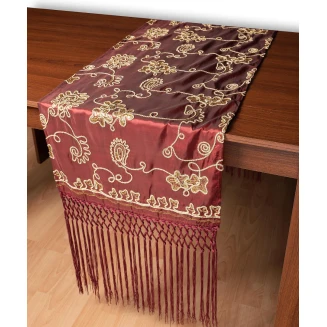 Silk Fashion Σατέν τραβέρσα 7710 (50cm x 210cm) μπορντώ