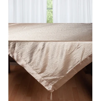 Τραπεζομάντηλο Σατέν 130x160 Silk Fashion 2009 Λουλούδι Μπέζ