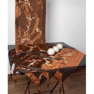 Σετ Κέντημα 4 Τεμαχίων Silk Fashion 6271 Καφέ