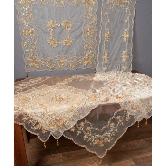 Σετ Κέντημα 7 Τεμαχίων Silk Fashion 7707 Χρυσό