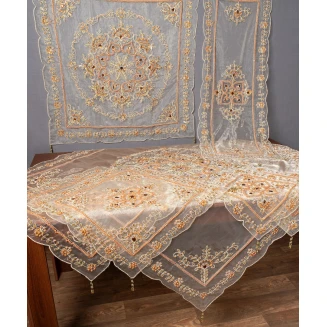 Σετ Κέντημα 7 Τεμαχίων Silk Fashion NG-031 Χρυσό