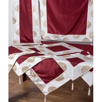 Σετ Κέντημα 7 Τεμαχίων Silk Fashion 612 ΧΜ-45 Μπορντώ