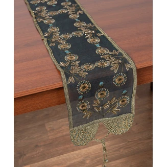 Τραβέρσα Runner 22x105 Silk Fashion NX-58 Μαύρο