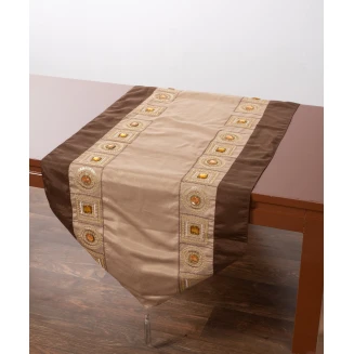 Τραβέρσα Runner 50x100 Silk Fashion 612 ΧΝ-03 Μπέζ