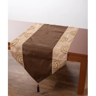 Τραβέρσα Runner 50x145 Silk Fashion 612 ΧΜ-45 Καφέ