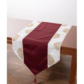 Τραβέρσα Runner 50x145 Silk Fashion 612 ΧΜ-45 Μπορντώ