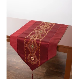 Τραβέρσα Runner 50x145 Silk Fashion 703 ΧΝ-30 Μπορντώ