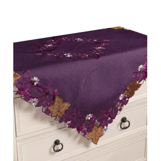 Τραπεζοκαρέ 19315 (130Cm X 130Cm) Μώβ Silk Fashion