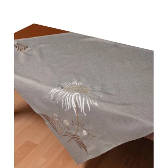 Τραπεζοκαρέ 5126 (130Cm X 130Cm) Γκρί Silk Fashion