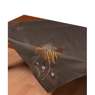 Τραπεζοκαρέ 5126 (130Cm X 130Cm) Καφέ Silk Fashion